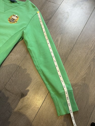 Jersey Ralph Lauren Manga Larga Verde Damas Talla Pequeña Algodón En muy buena condición - Imagen 9 de 11