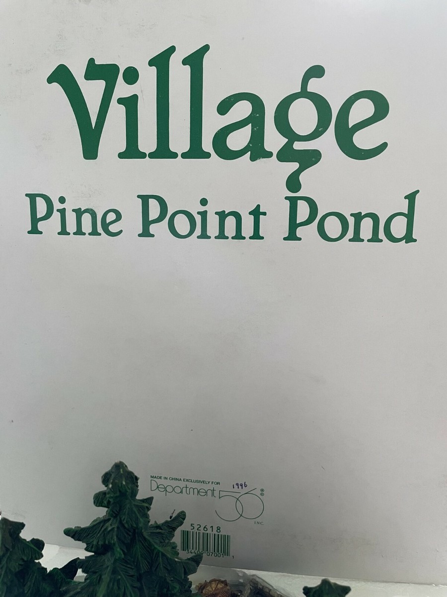 Dept 56 - Village Pine Point Pond - Heritage Village Collection