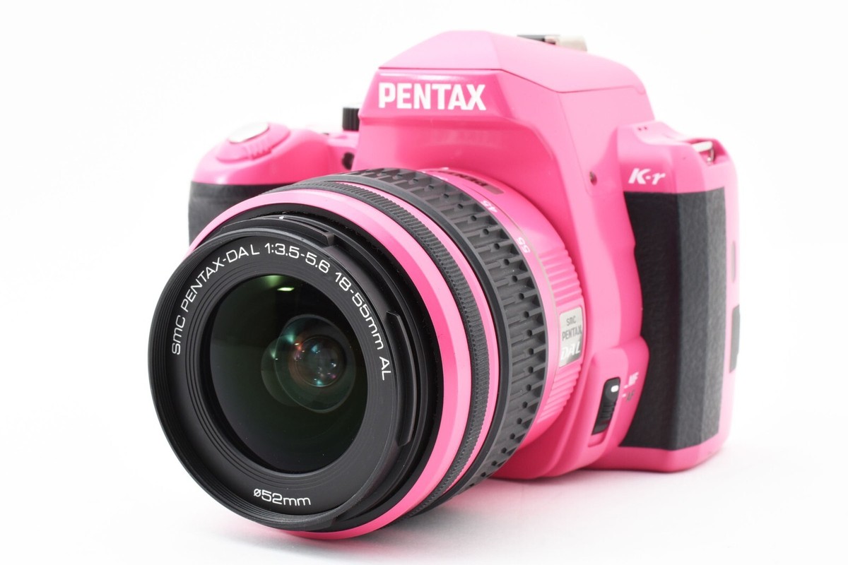 Pentax K-r Pink 12.4MP Digital Camera w/18-55mm AL Lens [Exc+++ 