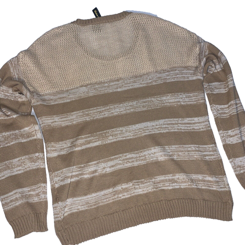 Extra Touch Womens Brown/White Sweater Plus Size 2X #1106 - Picture 4 of 6