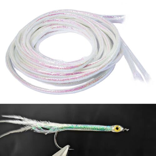 Craft Eye Catching Lures with Fish Scale Body Tube 1M Long Fly Tying Material - Photo 1/17