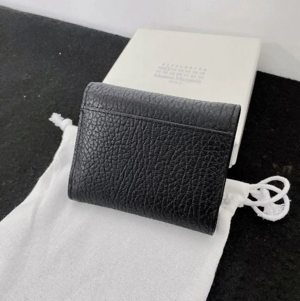 Margiela Maison Margiela Tri-fold Wallet Black Fashion