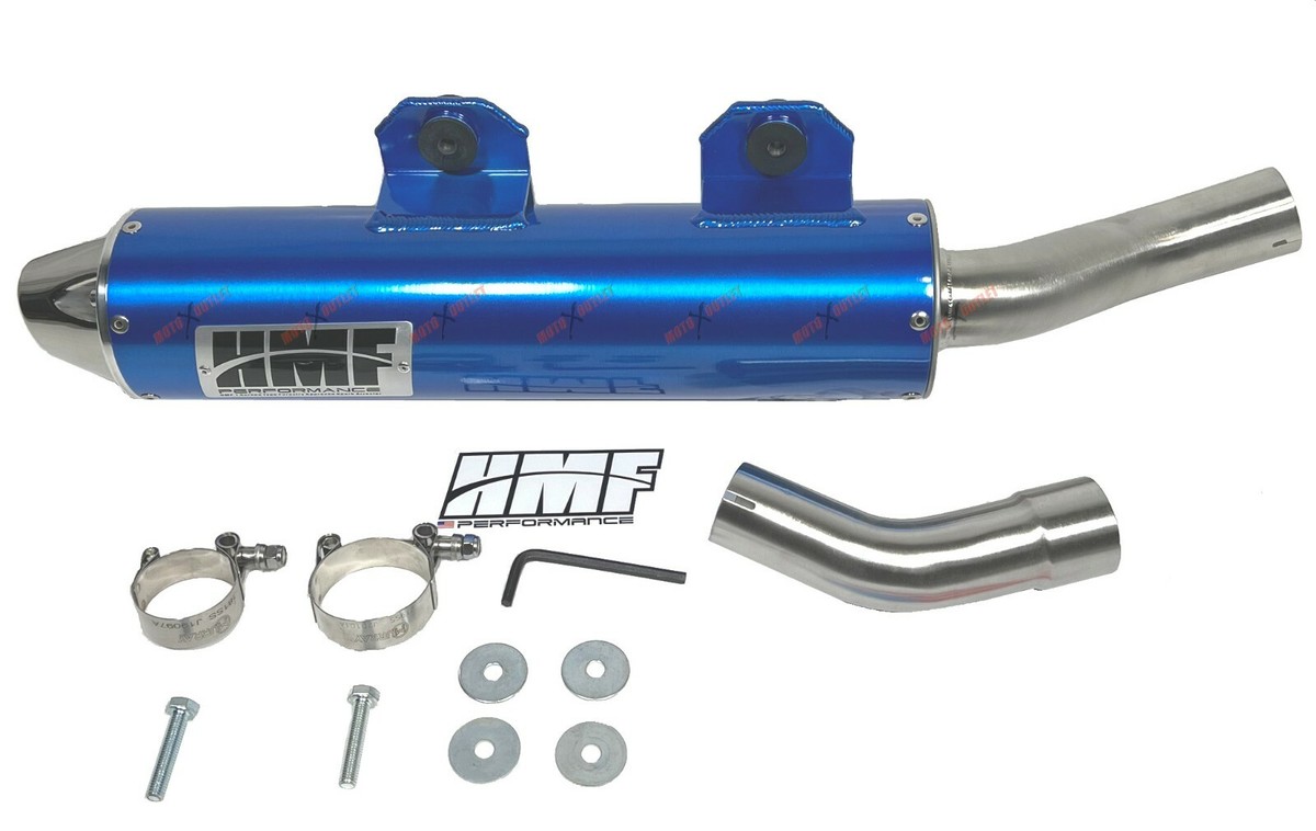 HMF Blue Yamaha Raptor 700 Muffler Slip On Exhaust Pipe 2006