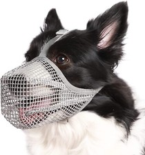 Mesh Dog Muzzle for Medium M Dogs Breathable Adjustable