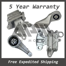 K4425 For 2023-2024 GMC Terrain 1.5L 4WD AUTO Engine & Transmission Mount Kit 4X