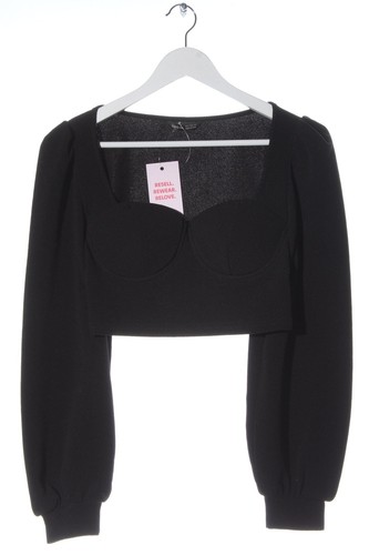 H&M Boléro Dames Veste T EU 36 noir-blanc cassé style décontracté