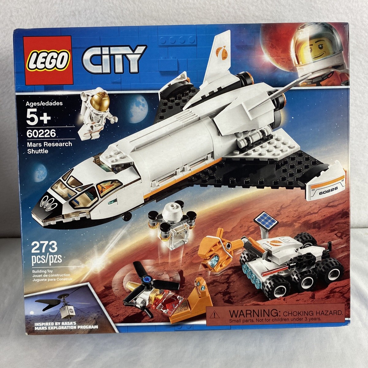 LEGO City Mars Research Shuttle 60226 New Sealed Dented Box 273