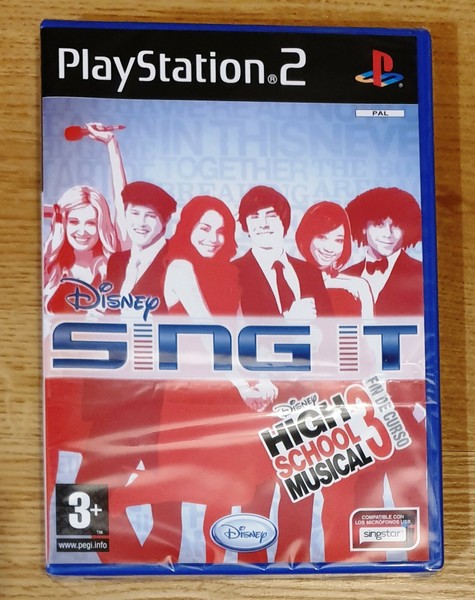 JUEGO PLAYSTATION 2 PS2 SING IT HIGH SCHOOL MUSICAL 3. DISNEY. NUEVO PRECINTADO