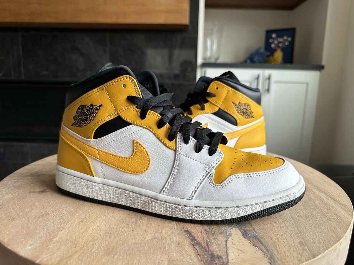 Size 10 - Nike Air Jordan 1 Mid University Gold (554724-170