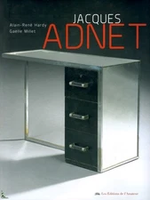 Jacques Adnet, French designer, French book by Hardy Millet