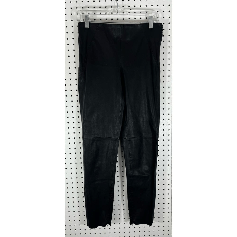 Zara Basic faux leather pants - image 1