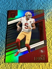 2022 Panini Donruss Elite Trey Lance Base 49ers Card #98