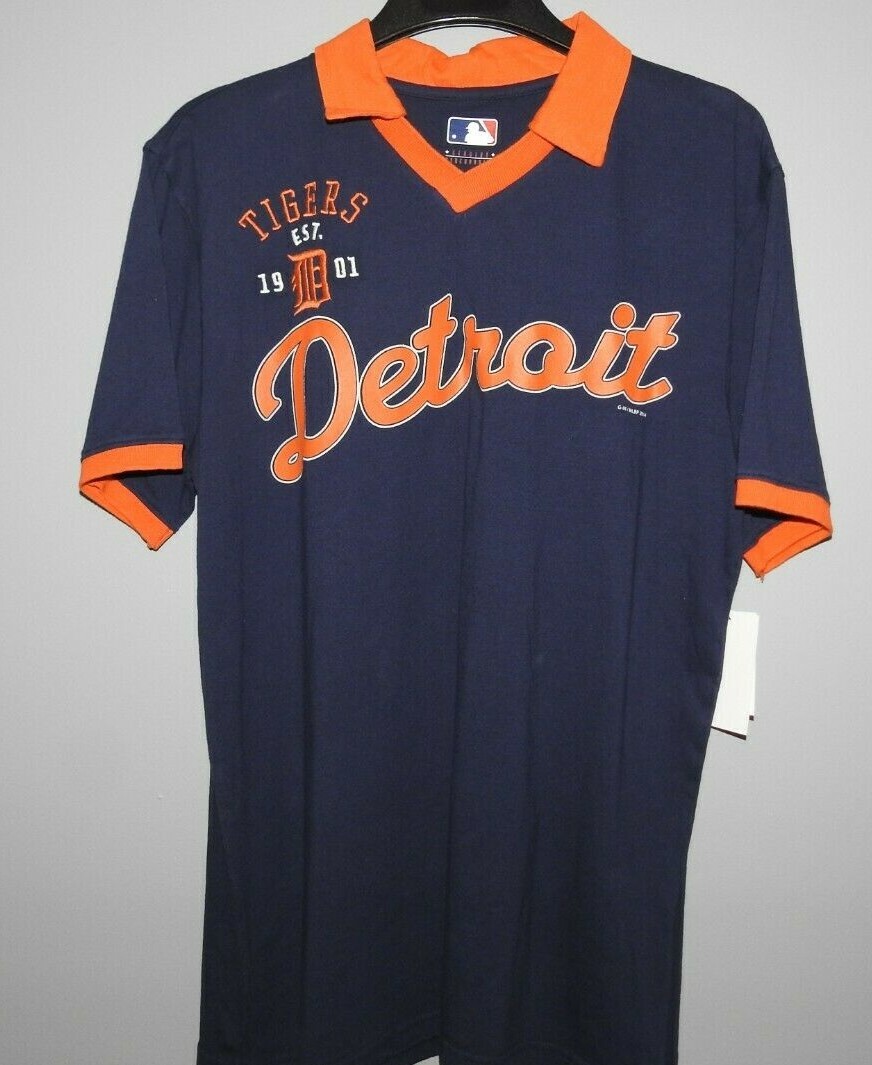 Detroit Tigers G-III Baseball Jersey Shirt New Mens SMALL MSRP $45