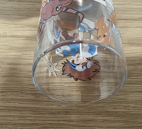 Digimon Tai and Agumon Courage Nutella Collectable Glass Vintage - Bild 6 von 7