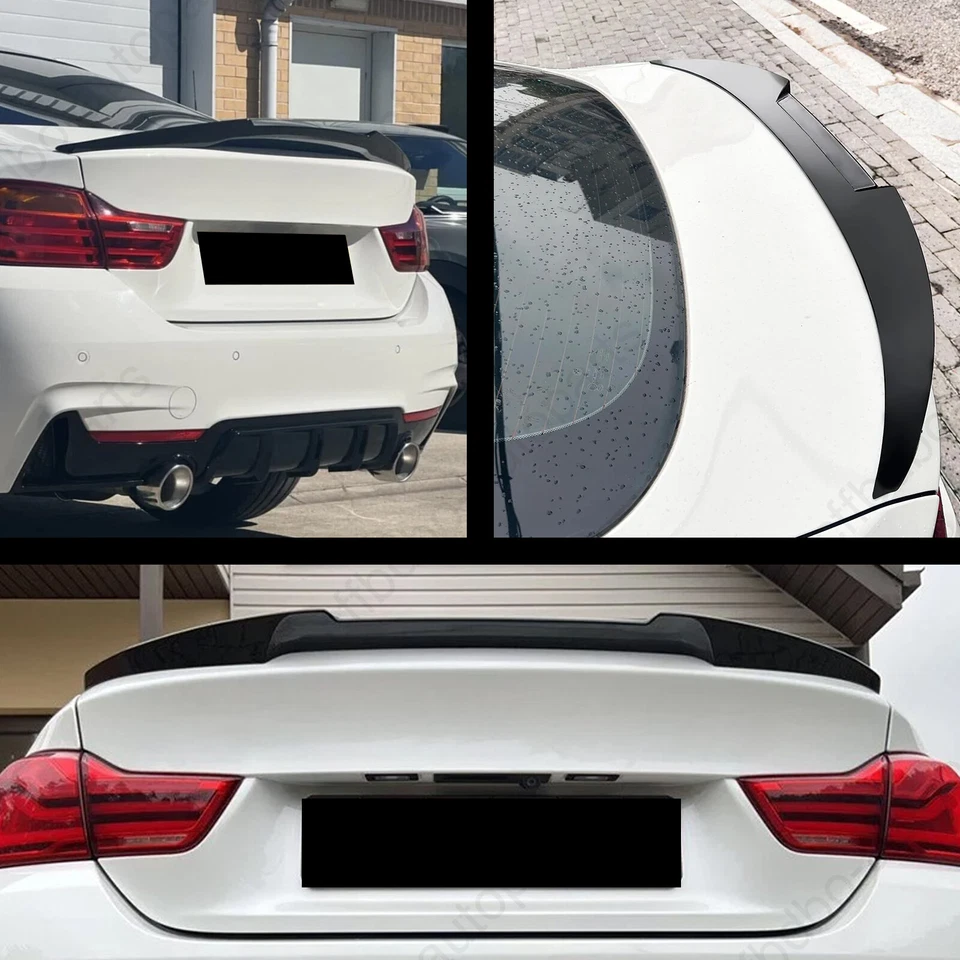 Alerón trasero estilo M4 negro brillante para BMW Serie 4 F36 Gran 2014-2020 Foto 4 de 4