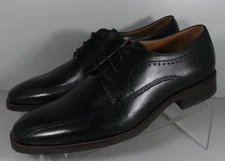 5912605 SP50 EVERETT MEN'S SHOES SIZE 9 M BLACK LEATHER JOHNSTON & MURPHY