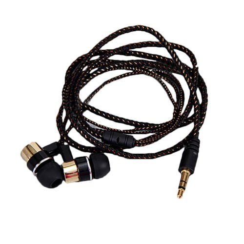 Bass Stereo In-Ear Earphone Wired Headphone Earbud Metal Headset for Phone PC 70 - Afbeelding 1 van 17