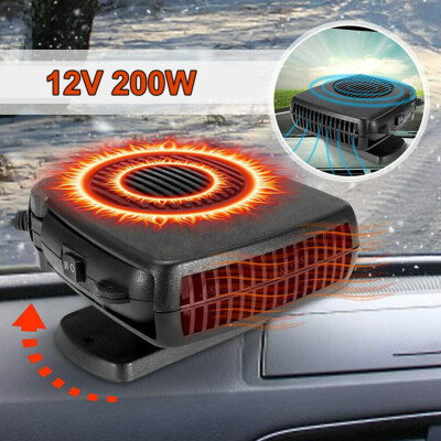 QIDOE 200W Auto Heizung 12V - Tragbarer Heizlüfter Mit Zigarettenanzünder Für Wohnmobil & PKW