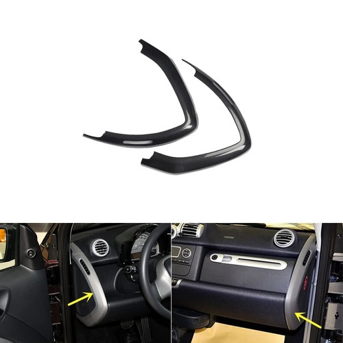For Mercedes-Benz Smart Fortwo 451 2009-2014 Plastic Carbon Fiber Style Interior - Bild 10 von 47