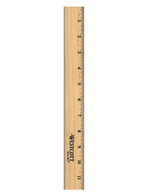 Acme Flexible Wood Ruler - 18 in. | eBay