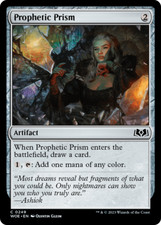 x4 Prophetic Prism WOE MTG 249 COMMON M/NM 4x