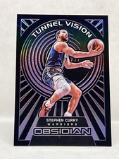 STEPHEN CURRY #/75 🔥💎 2021-22 Obsidian Tunnel Vision ⚡️🟣 Electric Etch Purple