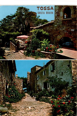 Tossa de Mar, Costa Brava, Spain, Vila Vella, picturesque setting, Postcard