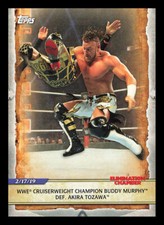2020 Topps Road to WrestleMania #10 WWE Champion Buddy Murphy/Akira Tozawa