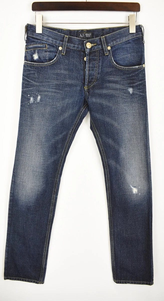 Distressed clearance armani jeans