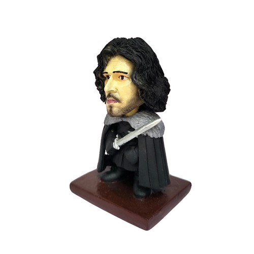Jon Snow Bobblehead 10 cm | Mercancía de Juego de Tronos | Hecho a mano - Imagen 3 de 4