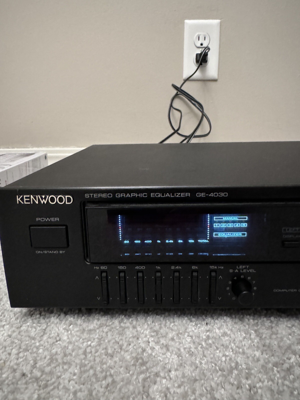 VTG Kenwood GE4030 2x7 Band Stereo Graphic Equalizer EQ HiFi Separate