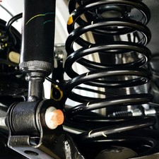 2-pack Red Vehicle-specific Rubber Shock Absorber For Enhanced Driving Comfort