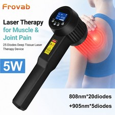 5W Class IV Cold Laser Therapy Device 808 905nm Pain Relief Back Arthritis Joint