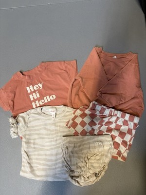 Target Baby Girl 6-9 Month 5-piece Clothing Bundle New Mostly With Tags