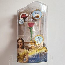 Disney Beauty And The Beast Musical Enchanted Rose Jewellery Box & Feather Ring