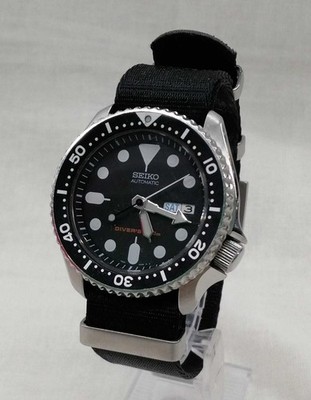 Seiko Divers 7S26-0020 Automatic Day-Date 200m Mens Watch Used Japan