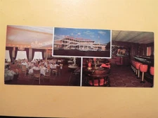 Carney Manor Motel Rolla Missouri vintage oversized postcard Crystal Room Lounge