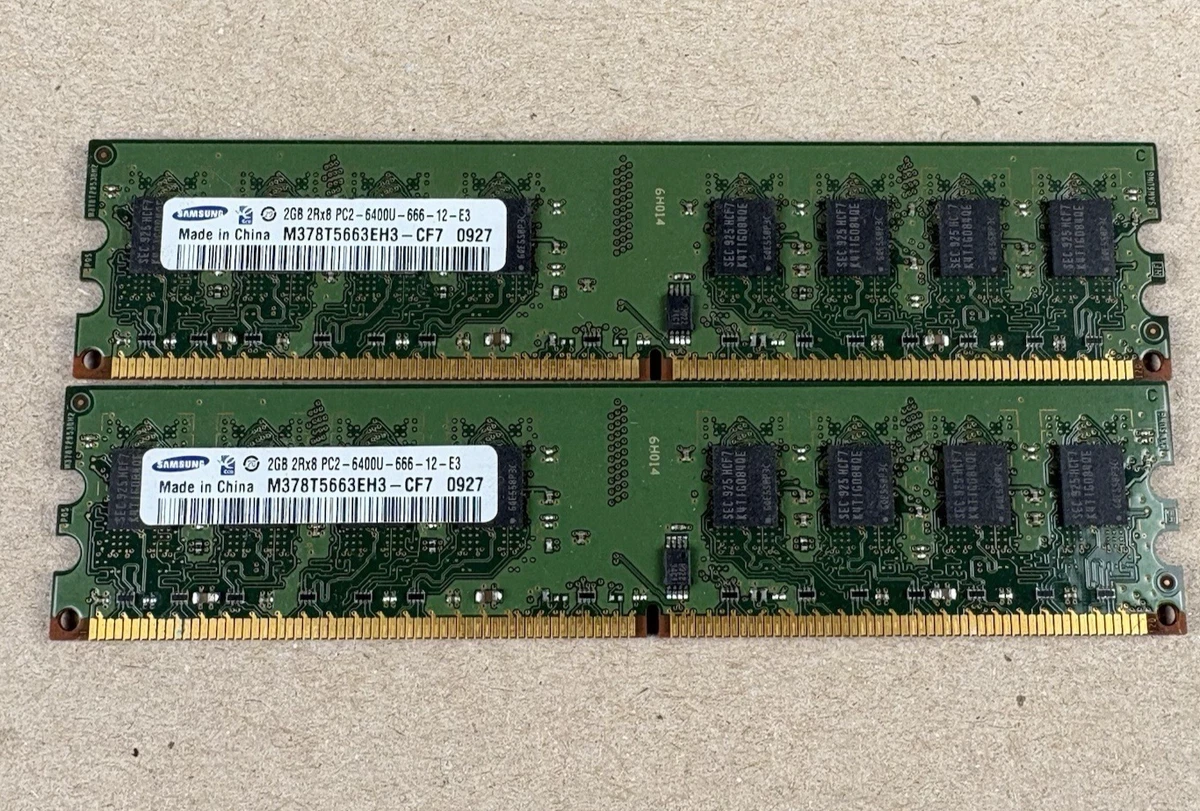 25+ Samsung PC2-6400 DDR2-800 Computer SDRAM for sale | Updated