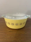 Vintage PYREX #472 Town & Country 1-1/2 Pt. Casserole Baking Dish W/Lid.  Read!