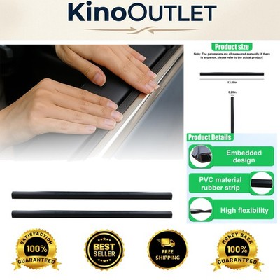 Durable Waterproof 2pcs Car Window Wiper Blades - Easy Install & Universal Fit