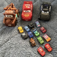 Disney Pixar Cars Lot Of 13 1:55 Scale Diecast Collection Plus 3 Track Talkers