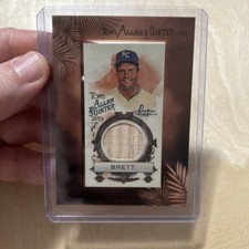 2019 Topps Allen & Ginter #MFR-GB George Brett Mini Framed Bat Relic ~ Royals 