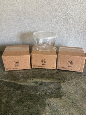 NEW Set Of 3 Princess House Heritage Bowl with Plastic Lid # 177
