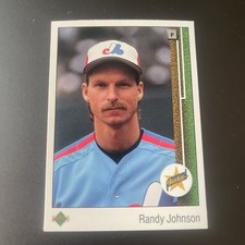 1989 Upper Deck Randy Johnson #25 (RC) HOF Seattle Mariners Rookie Card