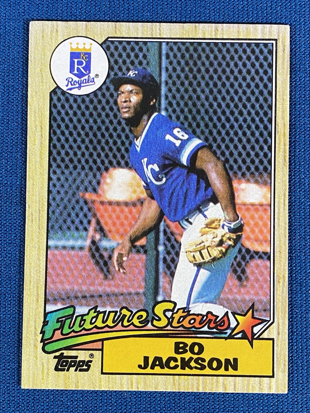 1987 Topps Bo Jackson RC Baseball Card #170 Kansas City Royals Lt#60