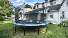 Used black Sportspower 14' Trampoline