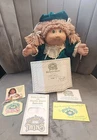 1985 Cabbage Patch Kids Twin Girl Green Eyes /Outfit Hat Shoes Birth Certificate