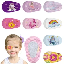 Siifert 48 Pcs Adhesive Eye Patches for Kids Girl Toddler Eye Patches Bulk Cu...