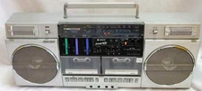 SHARP GF-757 THE SEARCHER WF Boombox Vintage Radio Cassette Deck Junk
