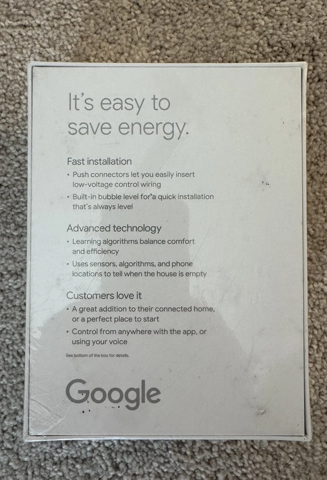 Google Nest Thermostat E - White (T4000ES) - Image 2 of 4